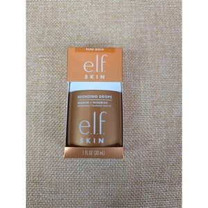 Elf e.l.f. Skin Pure Gold Bronzing Drops Bronze Nourish Sunflower Seed Oil